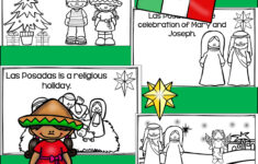 Christmas In Mexico- Las Posadas Mini Book For Early Readers with Las Posadas Christmas In Mexico Worksheet