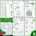 Christmas Kindergarten Worksheets And Activities No Prep Regarding Literacy Christmas Worksheets