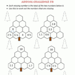 Christmas Math 5Th Grade Worksheets In Free Printable Christmas Math Worksheets 5th Grade