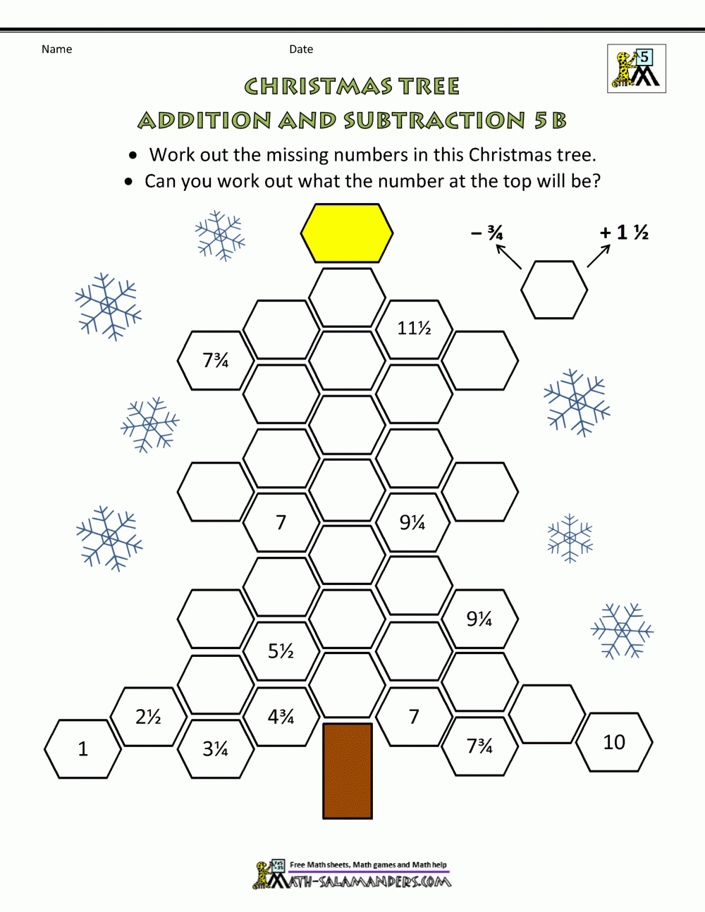 Christmas Math 5Th Grade Worksheets within Free Christmas Math Worksheets 4Th Grade