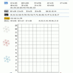 Christmas Math Activities Within Free Printable Christmas Coordinates Worksheets