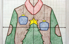 Christmas Math Activity - Ugly Sweaters Plotting Points - Mystery regarding Ugly Christmas Sweater Math Worksheet Answers