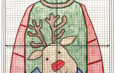Christmas Math Activity - Ugly Sweaters Plotting Points - Mystery throughout Ugly Christmas Sweater Math Worksheet Answers