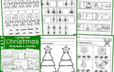 Christmas Math &amp; Literacy Worksheets &amp; Activities For Kindergarten regarding Literacy Christmas Worksheets