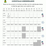 Christmas Math Worksheets (Harder) Throughout Free Printable Christmas Division Worksheets