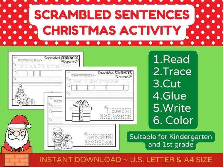 Super Teacher Worksheets Scrambled Christmas