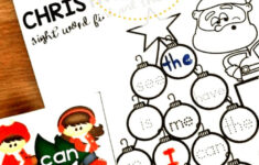 Christmas Sight Word Activities And Printable Games with Free Printable Christmas Sight Word Worksheets