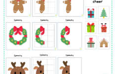 Christmas Symmetry • Teacha! with regard to Symmetry Christmas Worksheets