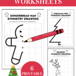 Christmas Symmetry Worksheets   Lemon And Kiwi Designs With Free Christmas Symmetry Worksheets