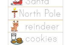 Christmas Tracing Worksheets - Raising Hooks with regard to Free Christmas Tracing Worksheets