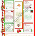 Christmas Traditions   Esl Worksheetmowells With My Christmas Traditions Worksheet