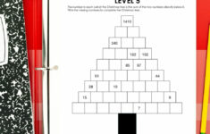 Christmas Tree Addition Puzzle Worksheets [Free Pdf] with Writing Linear Equations Worksheet Christmas Tree Answer Key
