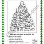 Christmas Tree   Esl Worksheetraquelgil With Regard To History Of The Christmas Tree Worksheet