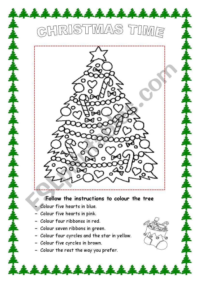 Christmas Tree - Esl Worksheetraquelgil with regard to History Of The Christmas Tree Worksheet