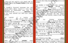 Christmas Tree History - Esl Worksheetteresapr throughout History Of The Christmas Tree Worksheet