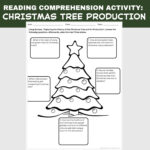 Christmas Tree Reading Comprehension Activity | Agriculture In The For History Of The Christmas Tree Worksheet