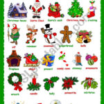 Christmas Vocabulary   Esl Worksheetkosamysh For Esl Christmas Vocabulary Worksheet