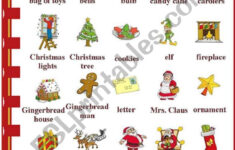 Christmas Vocabulary - Esl Worksheetvanda51 regarding German Christmas Vocabulary Worksheet