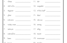 Christmas Word Scramble - 10 Free Pdf Printables | Printablee with Super Teacher Worksheets Scrambled Christmas Answers