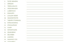 Christmas Word Scrambles - 15 Free Printables | Printabulls within Scrambled Christmas Worksheet