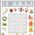 Christmas Word Search 2   Ezpzlearn For Word Search Worksheets Christmas