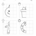 Christmas Worksheet   Symmetry Drawing | Planerium Intended For Free Christmas Symmetry Worksheets