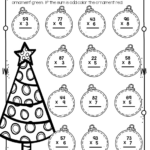 Christmas Worksheets 3Rd Grade Math E0E Inside Math Christmas Worksheet