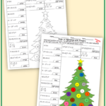 Christmas Worksheets: Order Of Operations With Integers | Teaching Inside Order Of Operations Christmas Worksheets