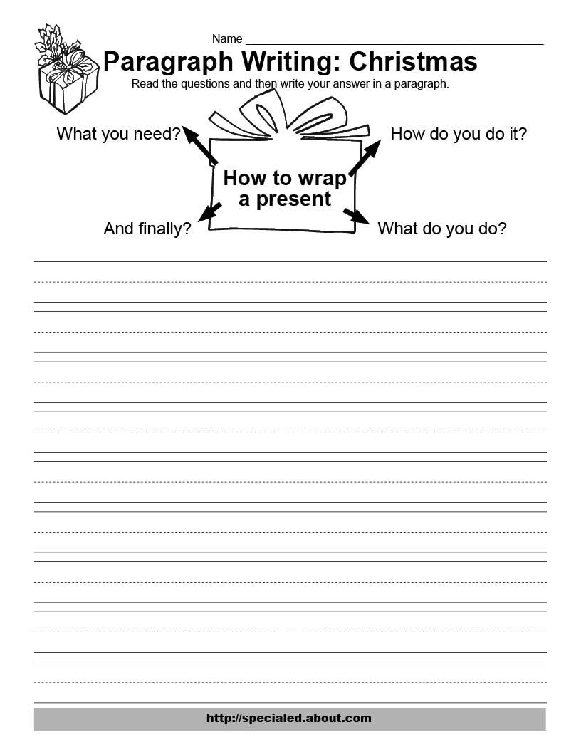 Christmas Writing Activities in Free Christmas Writing Prompts Worksheets