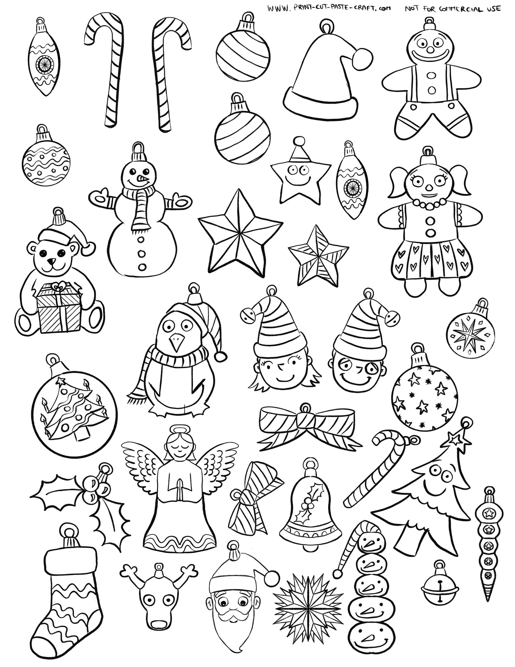 Color, Cut And Paste Your Own Christmas Tree | Print, Cut, Paste with Free Christmas Cut And Paste Worksheets