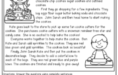 December No Prep Packets inside Free Christmas Reading Comprehension Worksheets For 2nd Grade