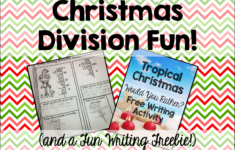 Division Fun And A Tropical Christmas Freebie - Teaching With with regard to Long Division Christmas Worksheets