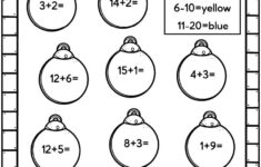 Easy Christmas Math Worksheets - Free! - Kids Activity Zone inside Free Printable Christmas Addition Worksheets