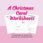 English Literature A Christmas Carol Worksheets In Worksheet A Christmas Carol