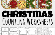 🎄 Free Christmas Cookies Counting Worksheets regarding Free Printable Christmas Counting Worksheets