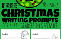 🎄 Free Christmas Writing Prompts For Kids regarding Free Christmas Writing Prompts Worksheets