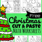 🎄 Free Cut And Paste Christmas Math Worksheets In Free Christmas Math Worksheets 2nd Grade