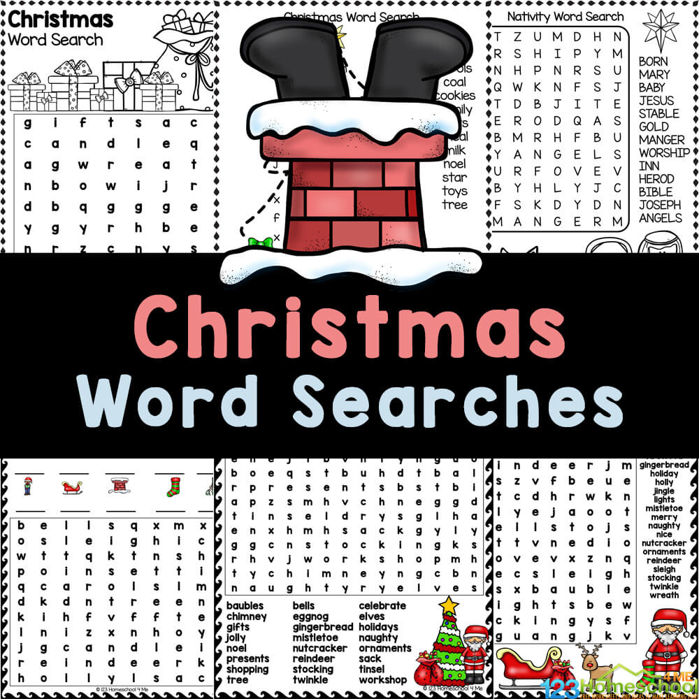 🎄 Free Printable Christmas Word Searches - No-Prep Holiday Activity intended for Super Teacher Worksheets Merry Christmas Word Search Answers