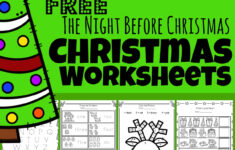 🎄 Free Twas The Night Before Christmas Worksheets &amp; Activities within The Night Before Christmas Worksheet