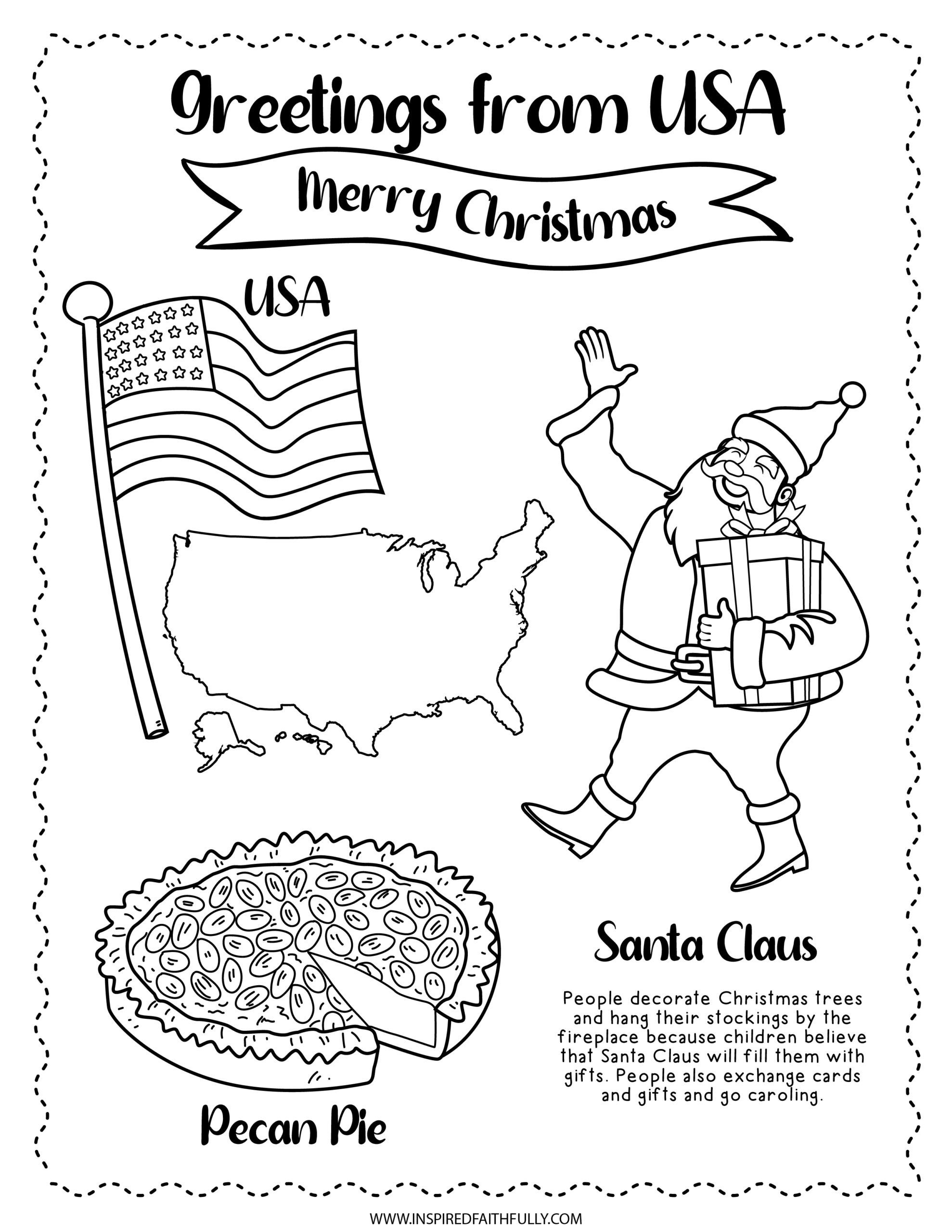 Free Christmas Around The World Worksheets (20 Pages!) inside Free Printable Christmas Around the World Worksheets