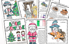 Free Christmas In Italy Worksheets in Italian Christmas Worksheets