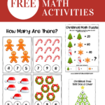 Free Christmas Math Printable Activity Book   Lemon And Kiwi Designs For Free Printable Christmas Addition Worksheets