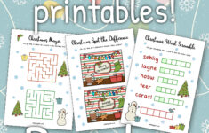 Free Christmas Printables – Puzzles | Mama Geek intended for Free Christmas Puzzle Worksheets