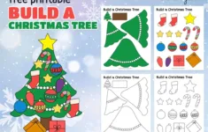 Free Christmas Tree Printable | Cut &amp; Paste Activity | Mrs. Merry with regard to Cut And Paste Christmas Tree Worksheet
