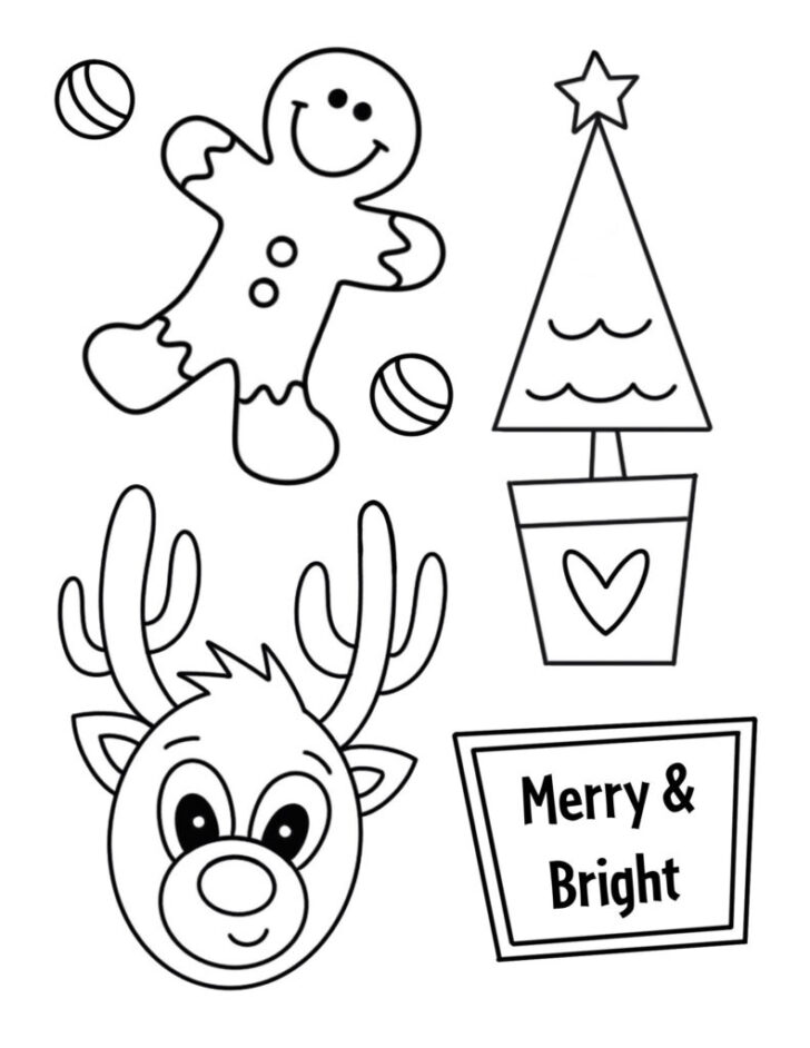 Preschool Worksheets For Christmas