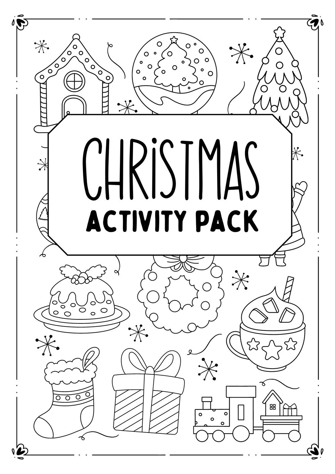 Free, Editable Christmas Worksheet Templates | Canva regarding Fun Christmas Worksheet