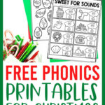 Free Phonics Printables For Christmas Inside Phonics Christmas Worksheets Printables