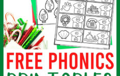 Free Phonics Printables For Christmas inside Phonics Christmas Worksheets Printables