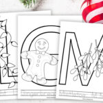 Free Printable Christmas Alphabet Coloring Pages For Preschoolers Inside Free Printable Christmas Alphabet Worksheets