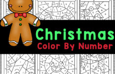 Free Printable Christmas Colornumber Worksheets with Free Christmas Color By Number Worksheets